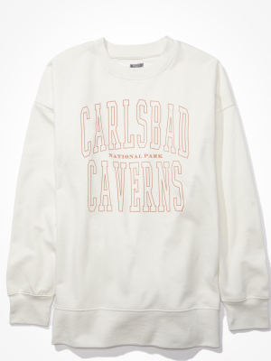 Tailgate Women's Carlsbad Caverns Oversized Sweatshirt