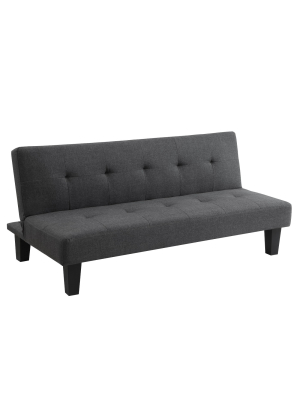 Terrance 3 Seat Sofa Black - Serta