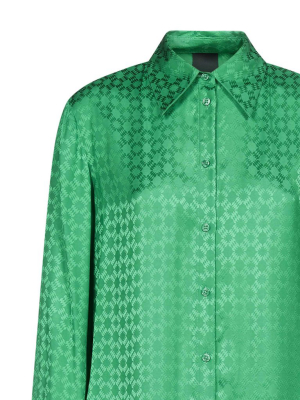 Pinko All-over Geometric Jacquard Shirt