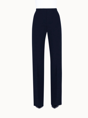 Bootcut Double Face Wool Pants