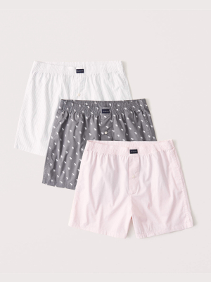 3-pack Woven Boxers