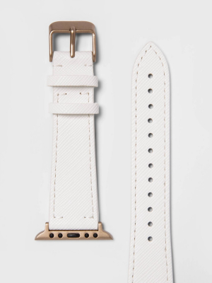 Heyday™ Apple Watch Canvas Band 38/40mm - White
