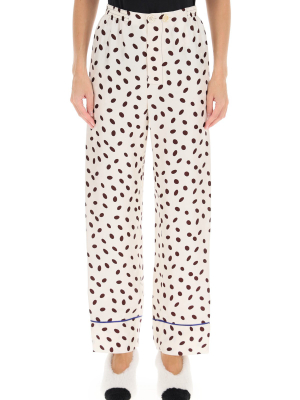 Marni Bubble Print Wide Leg Pants