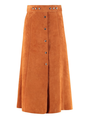 Prada Button-up A-line Skirt