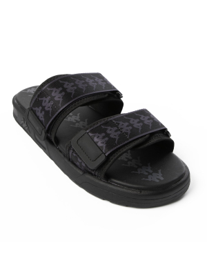 222 Banda Aster 1 Sandals - Black Dk Grey