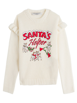 Philosophy Di Lorenzo Serafini Kids Santa's Helper Knitted Jumper