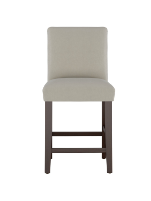 Luisa Pleated Counter Height Barstool - Cloth & Company