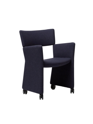 Crown Armchair With Castors