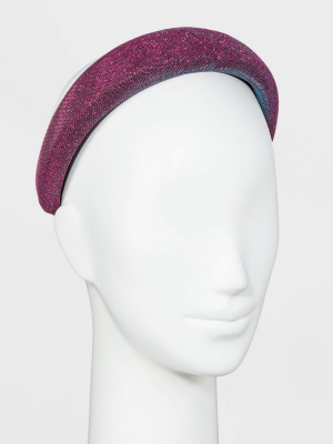 Metallic Fabric Covered Headband - Wild Fable™