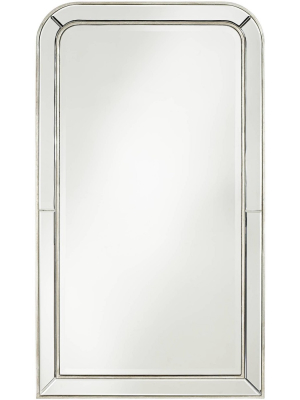 Possini Euro Design Possini Finnley Champagne 26" X 45" Frameless Wall Mirror