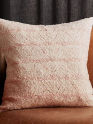 20" Tilda Pink/white Chevron Pillow