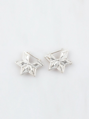 Little Star Earrings Silver