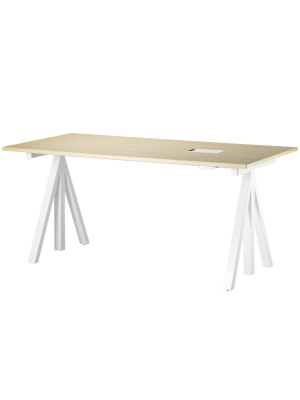 String Works: Height Adjustable Work Desk