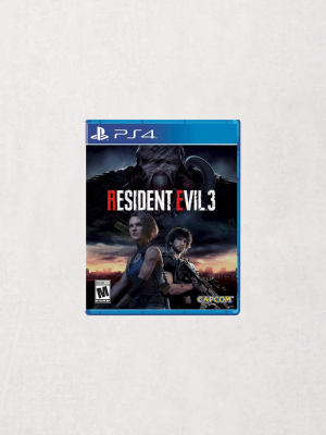 Playstation 4 Resident Evil 3 Remake Video Game