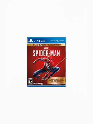 Playstation 4 Marvel’s Spider-man: Game Of The Year Edition Video Game