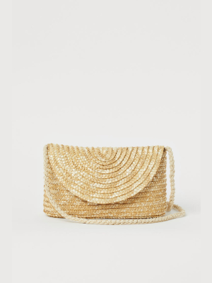 Small Straw Shoulder Bag