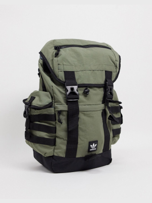 Adidas Originals Utility Backpack In Khaki