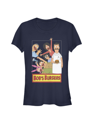 Junior's Bob's Burgers Character Frame T-shirt