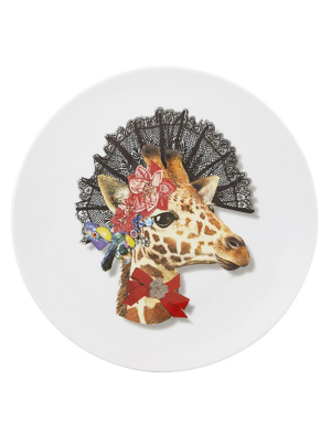 Vista Alegre Love Who You Want Doa Jirafa Dessert Plate By Christian Lacroix