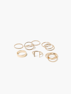 High-polish Ring Set