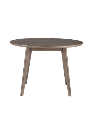 Alden Bay Modern Wood Dining Table Gray - Hillsdale Furniture