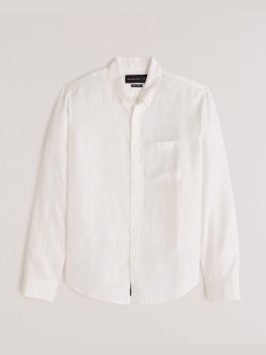 Linen Button-up Shirt