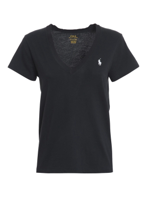 Polo Ralph Lauren Logo Embroidered T-shirt