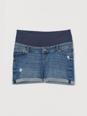 Mama Denim Shorts