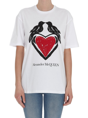 Alexander Mcqueen Graphic Print T-shirt