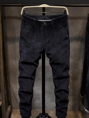 Pologize™ Corduroy Slim-fit Pants