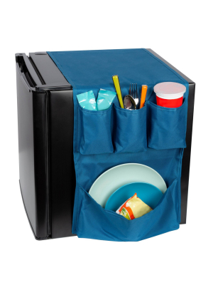 Honey-can-do Mini Fridge Caddy Blue