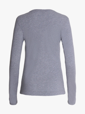 Long-sleeve V Neck Top