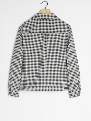 Scotch & Soda Checked Trucker Jacket