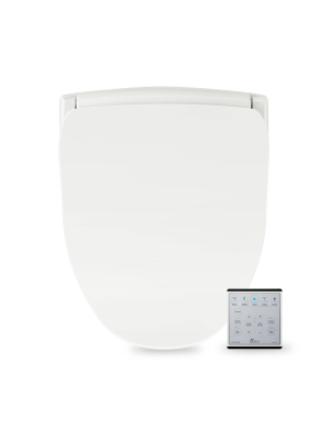 Slim Two Elongated Toilet Seat White - Bio Bidet