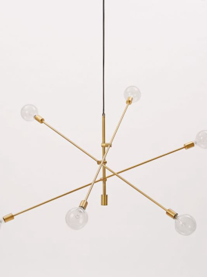 Mobile Chandelier (55") - Antique Brass