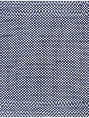 Boston Checker Navy Area Rug