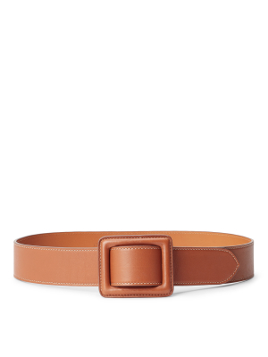 Trench-buckle Calfskin Belt