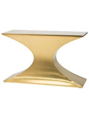 Nuevo Praetorian Console Table - Gold