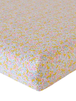 Fitted Sheet Made With Liberty Fabric Wiltshire Bud
