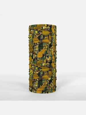 Yellow Tree Bark Camo 2-layer Neck Gaiter