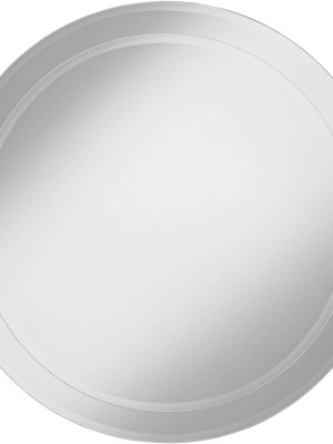 Possini Euro Design Possini Euro Lanesborough 33" Round Stacked Wall Mirror