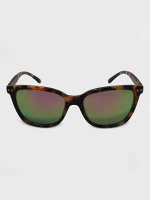 Women's Surf Plastic Sunglasses - Wild Fable™ Brown