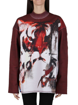 Kenzo Júlio Pomar Tiger Illustration Sweatshirt