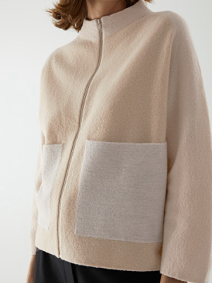 Zip-up Merino Wool Jacket