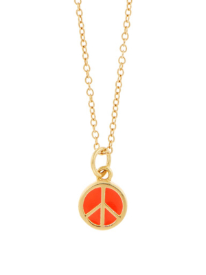 Neon Peace Pendant