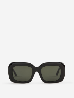 Linda Farrow Lavinia Oversized Frame Sunglasses