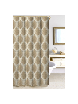 Cartine Shower Curtain - Taupe - Homewear