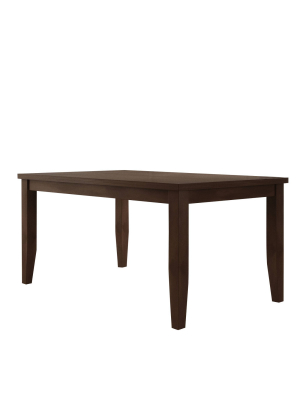 Rafi Rectangle Wood Dining Table Brown - Abbyson Living