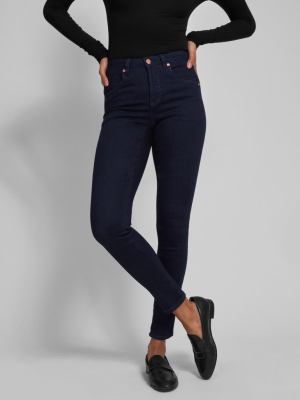 Seine High Rise Skinny Jeans 32 Inch - Dark Indigo