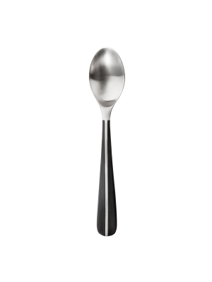 Contour Noir Satin Soup Spoon